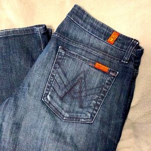 Denim 7 for all mankind bootcut jeans